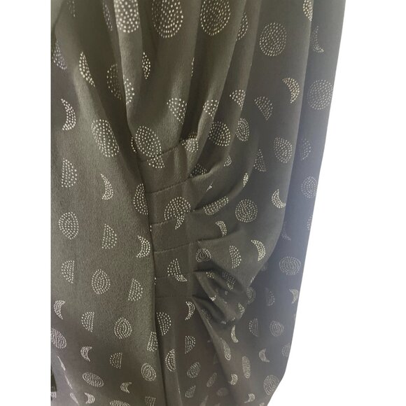 Modcloth Women's Dark Blue/ Black A-Line Casual Midi Dress Size 4X - Picture 3 of 9